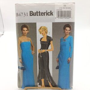 Butterick B4731 Womens Evening Dress Sewing Pattern Sizes 14-20 2006